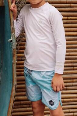 NEW FEATHER 4 ARROW long sleeve rashguard in white